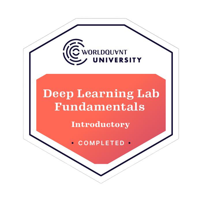 Deep Learning Fundamentals Lab - Introductory
